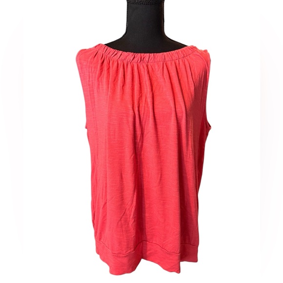 Women’s Loft Outlet salmon pink tank top size L - Picture 1 of 9